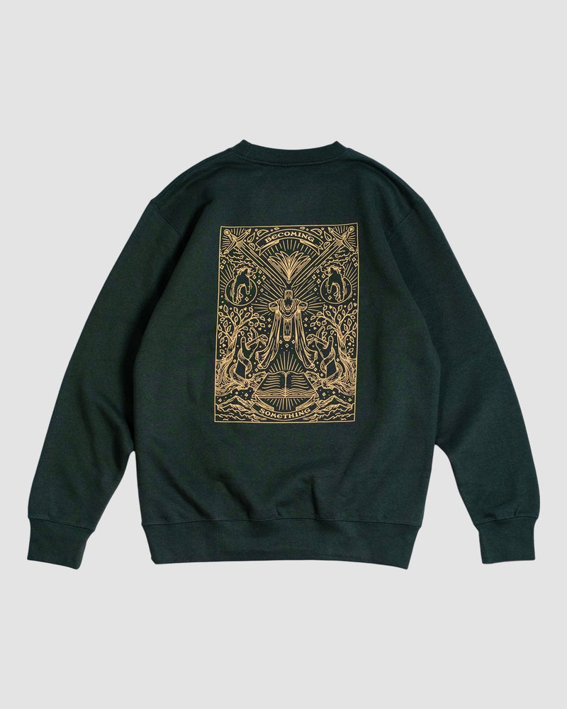 "BeSo X Redemption" - Forest Green Crewneck - Proclamation Coalition