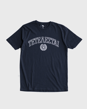 "It Is Finished" Navy University Tee - Proclamation Coalition