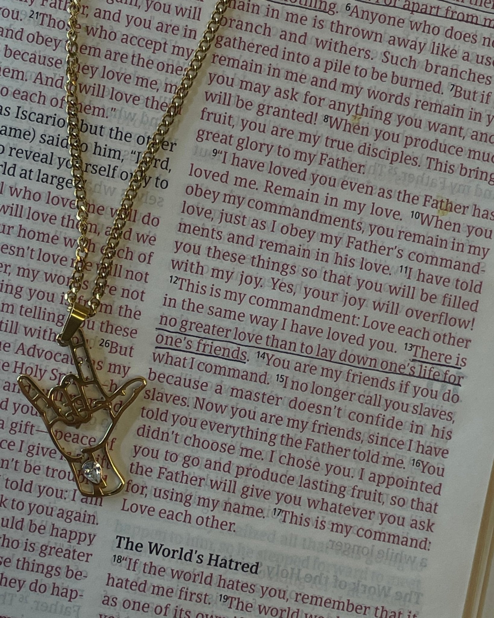 "No Greater Love" Necklace - Proclamation Coalition
