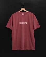 Christian T-Shirt - First Loved Crimson Comfort Colors Tee - Proclamation Coalition