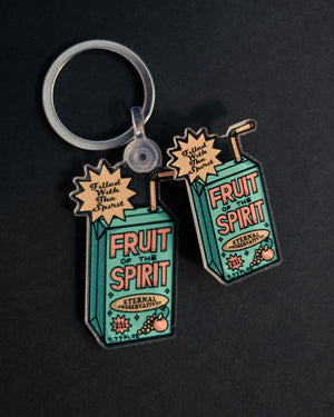 "Fruit of the Spirit - Juice Box" Pins + Keychains - Proclamation Coalition