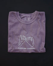 Christian T-Shirt - Promise Keeper - Faded Purple Comfort Colors Tee - Proclamation Coalition