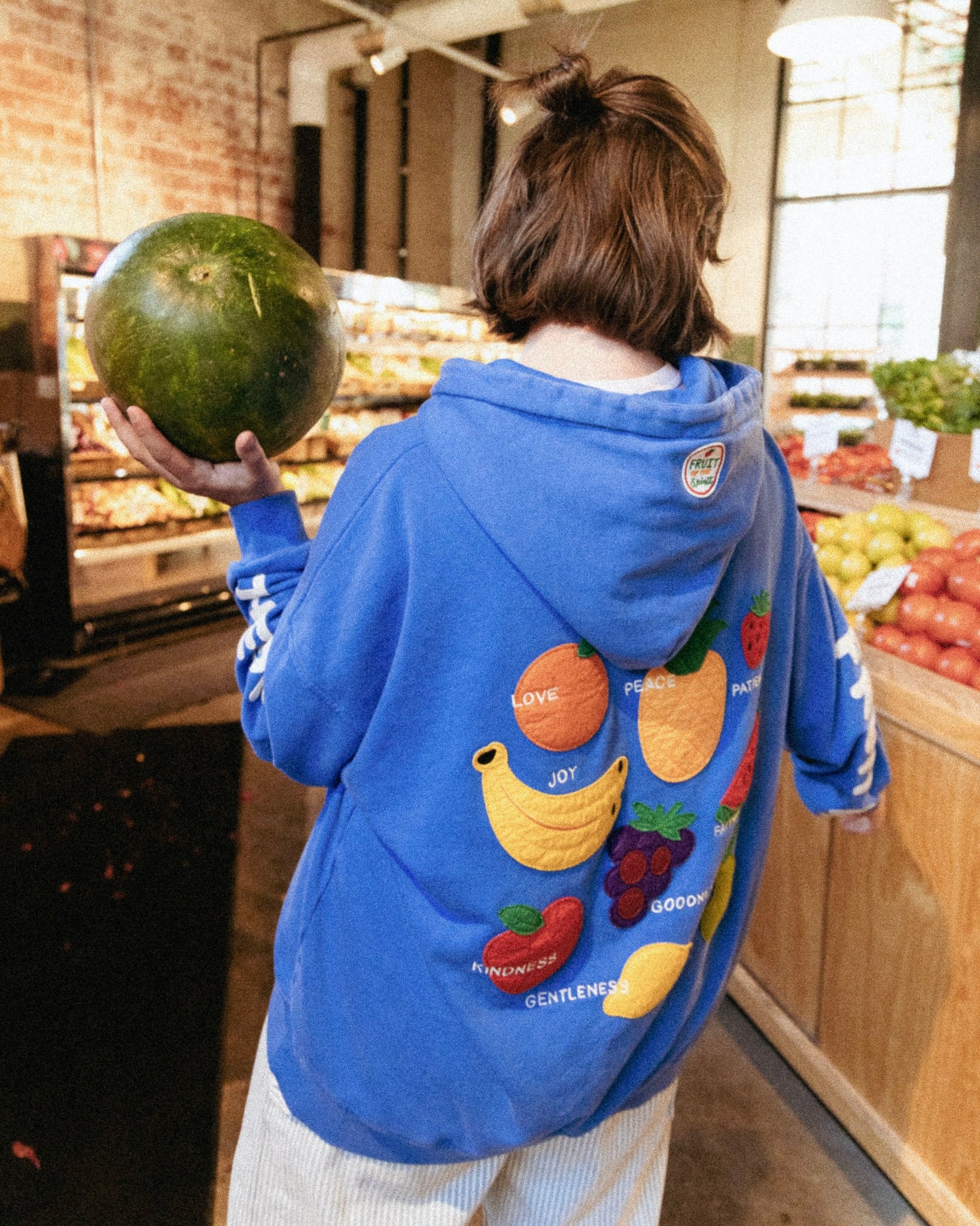 "Fruit of the Spirit - Felt Board" French Terry Hoodie
