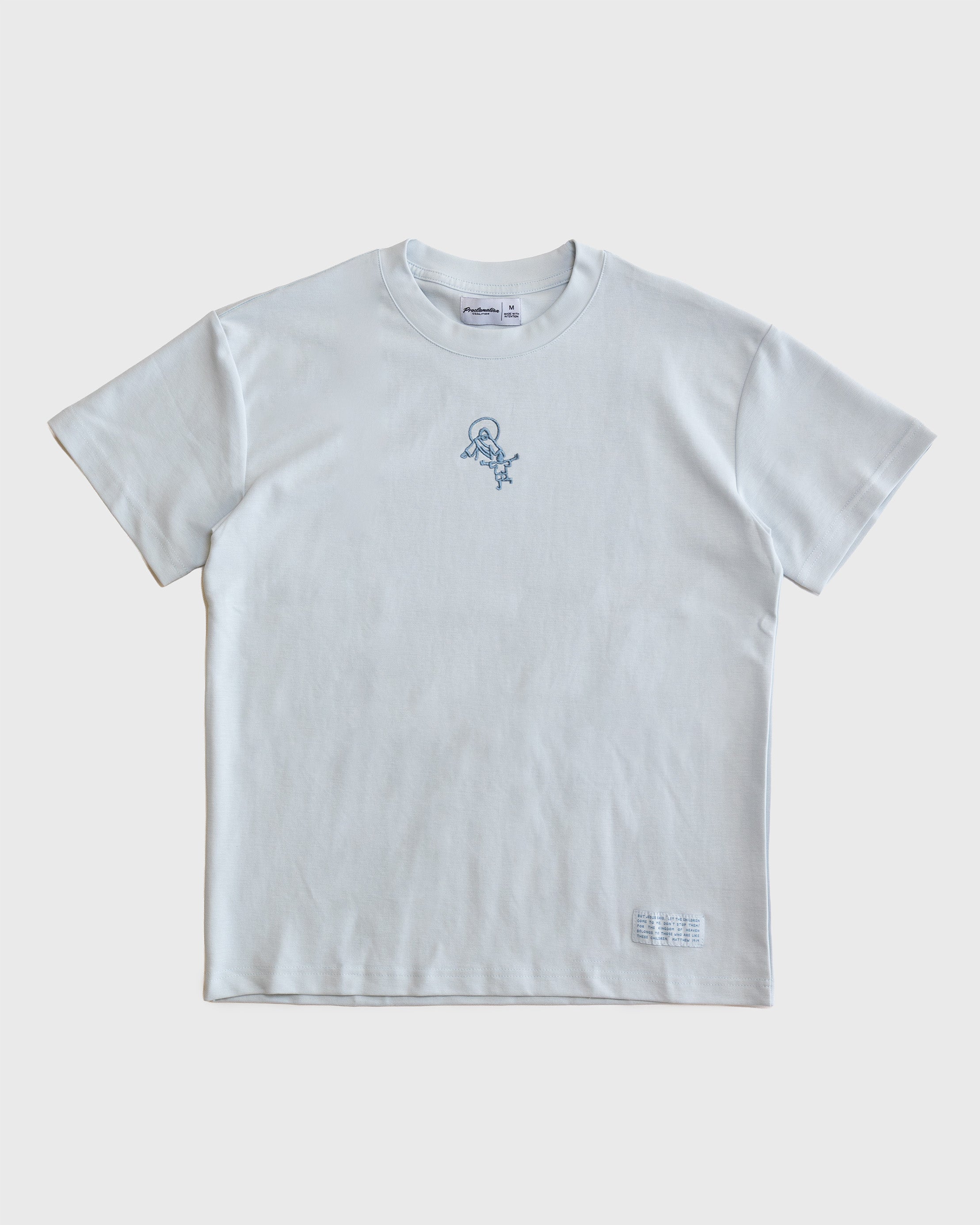 "Run To Jesus" Embroidered Essential Tee