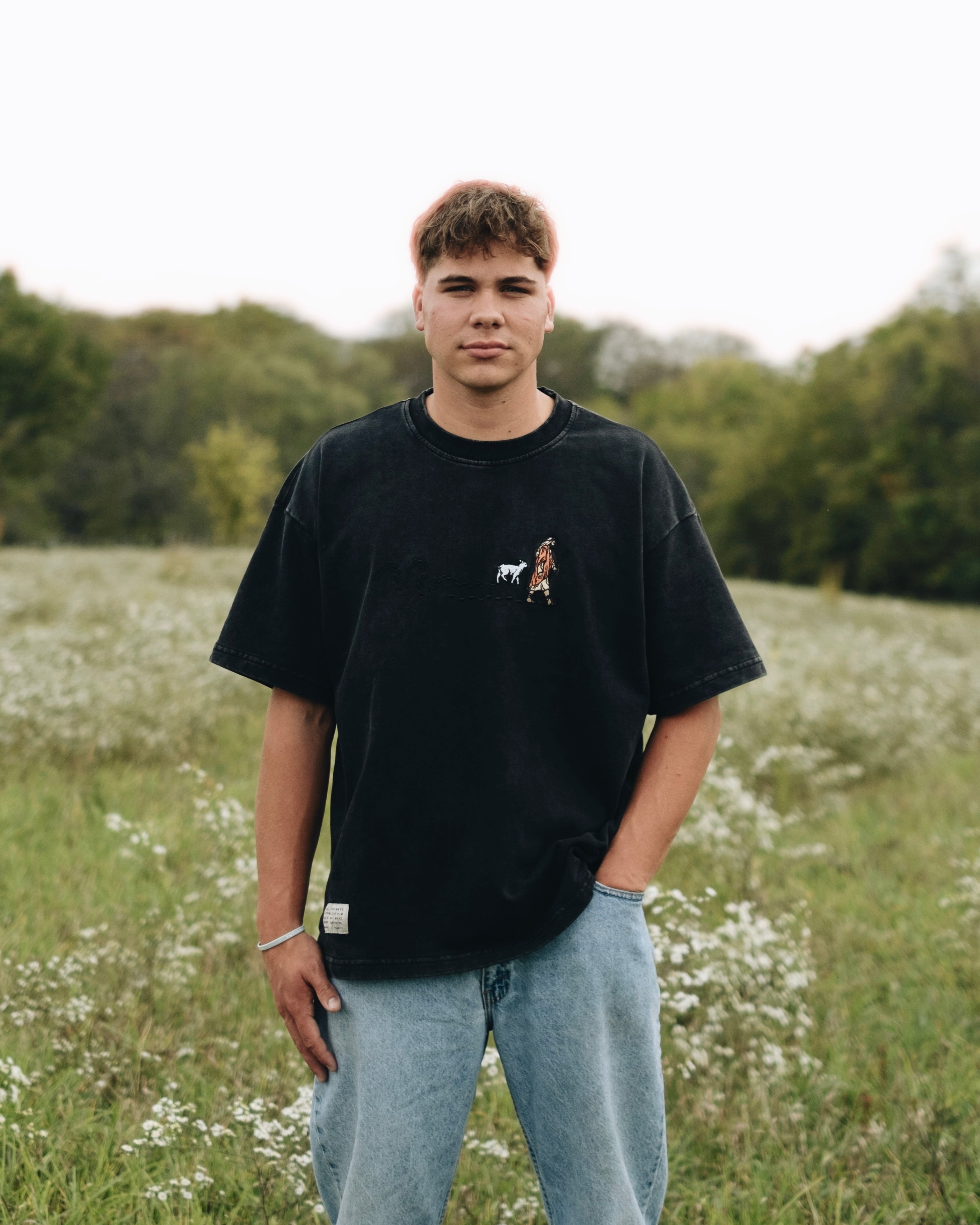 "Good Shepherd" Dark Valleys Heavyweight+ Tee (Puff Print)