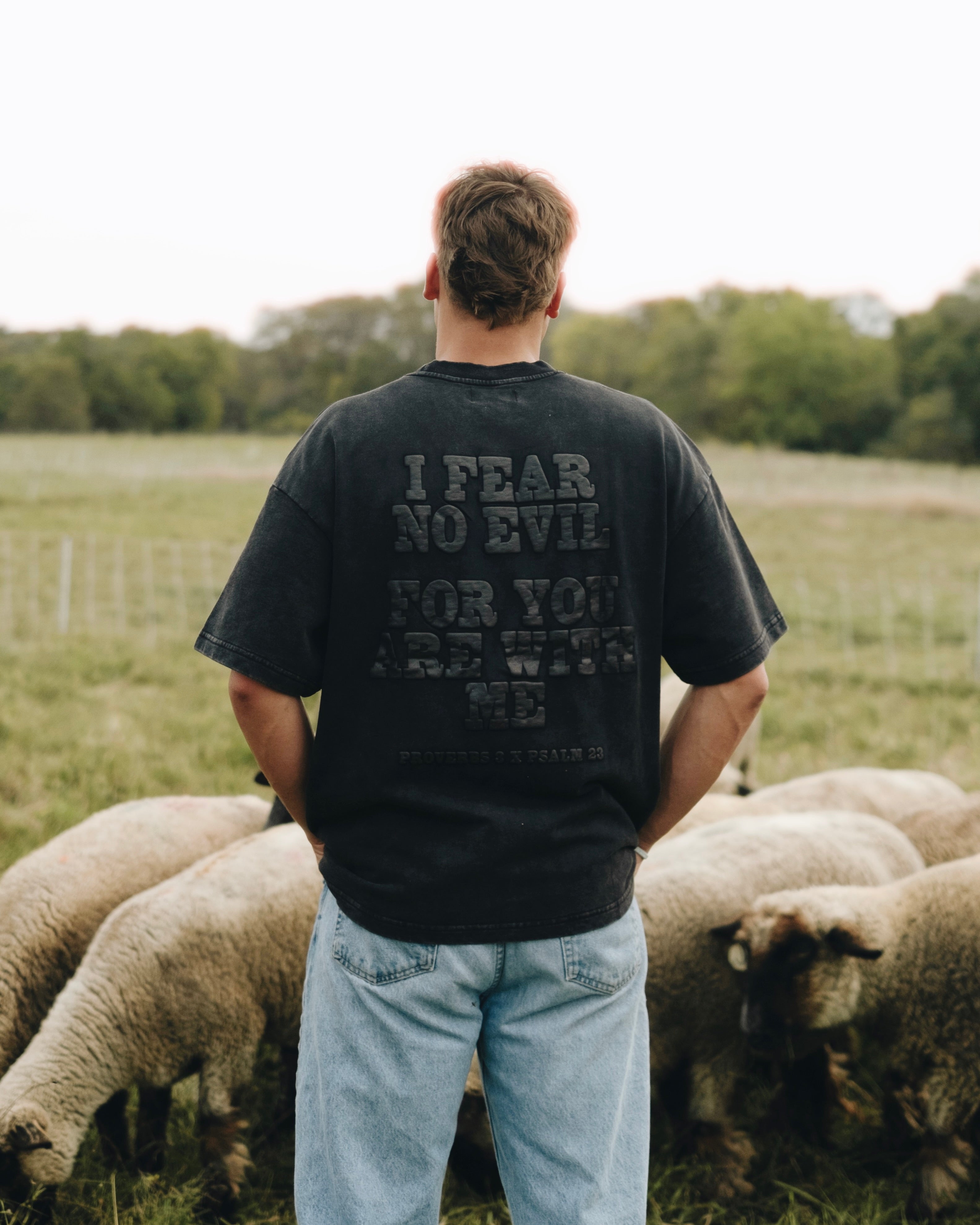 "Good Shepherd" Dark Valleys Heavyweight+ Tee (Puff Print)