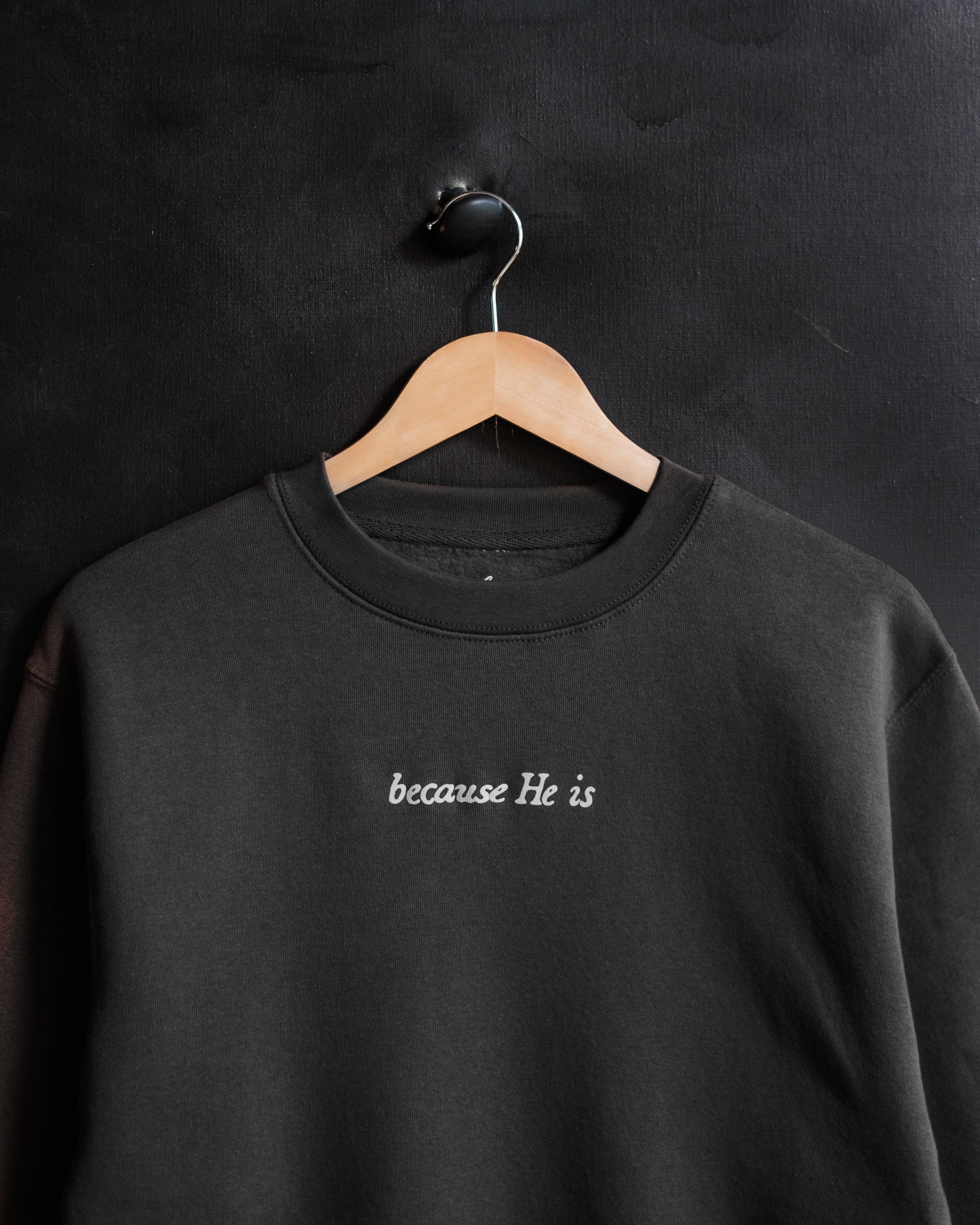 "Jesus is Coming Back" Crewneck (Black-Out)