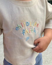 "Childlike Faith" Kids Boxy Tee