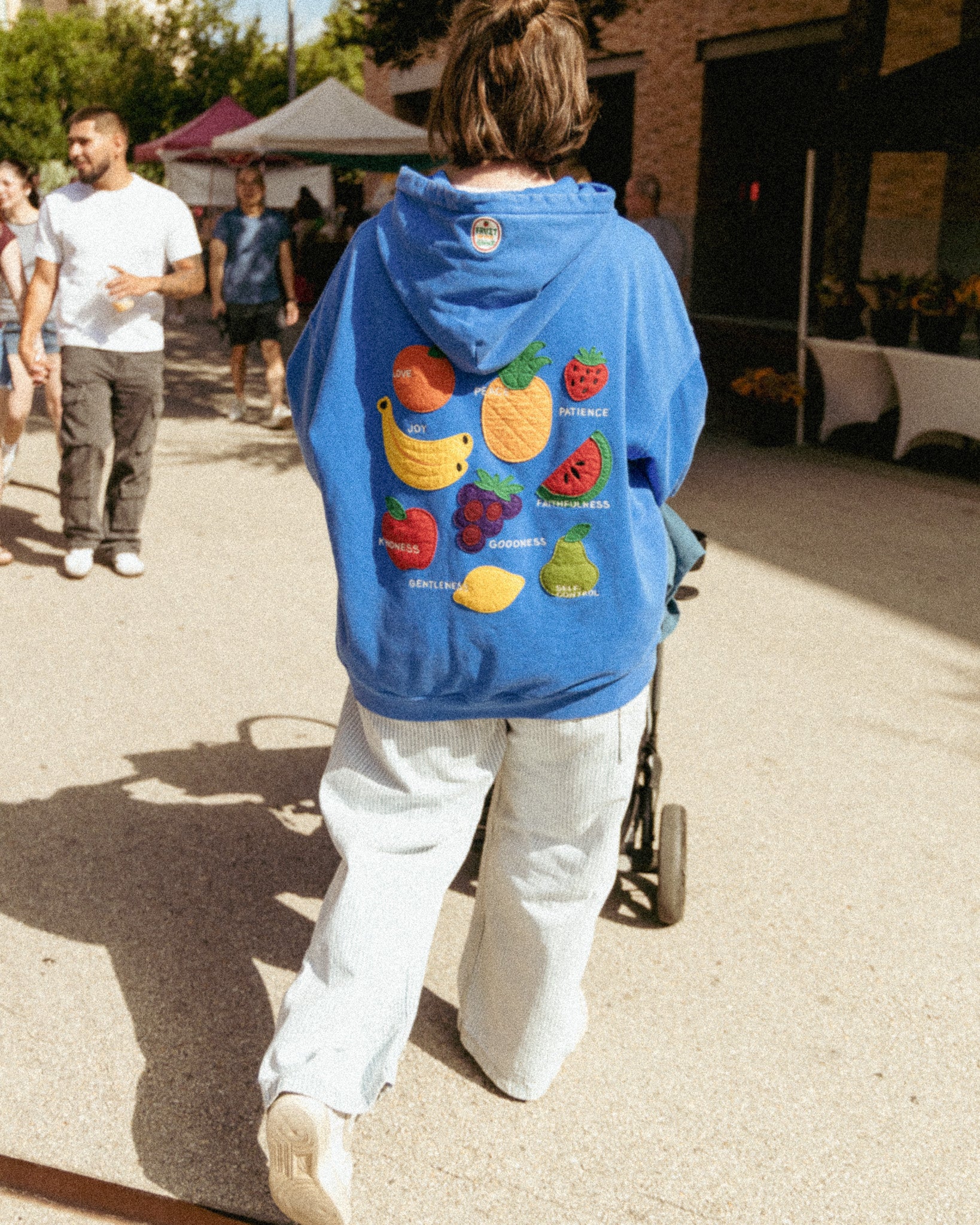 "Fruit of the Spirit - Felt Board" French Terry Hoodie