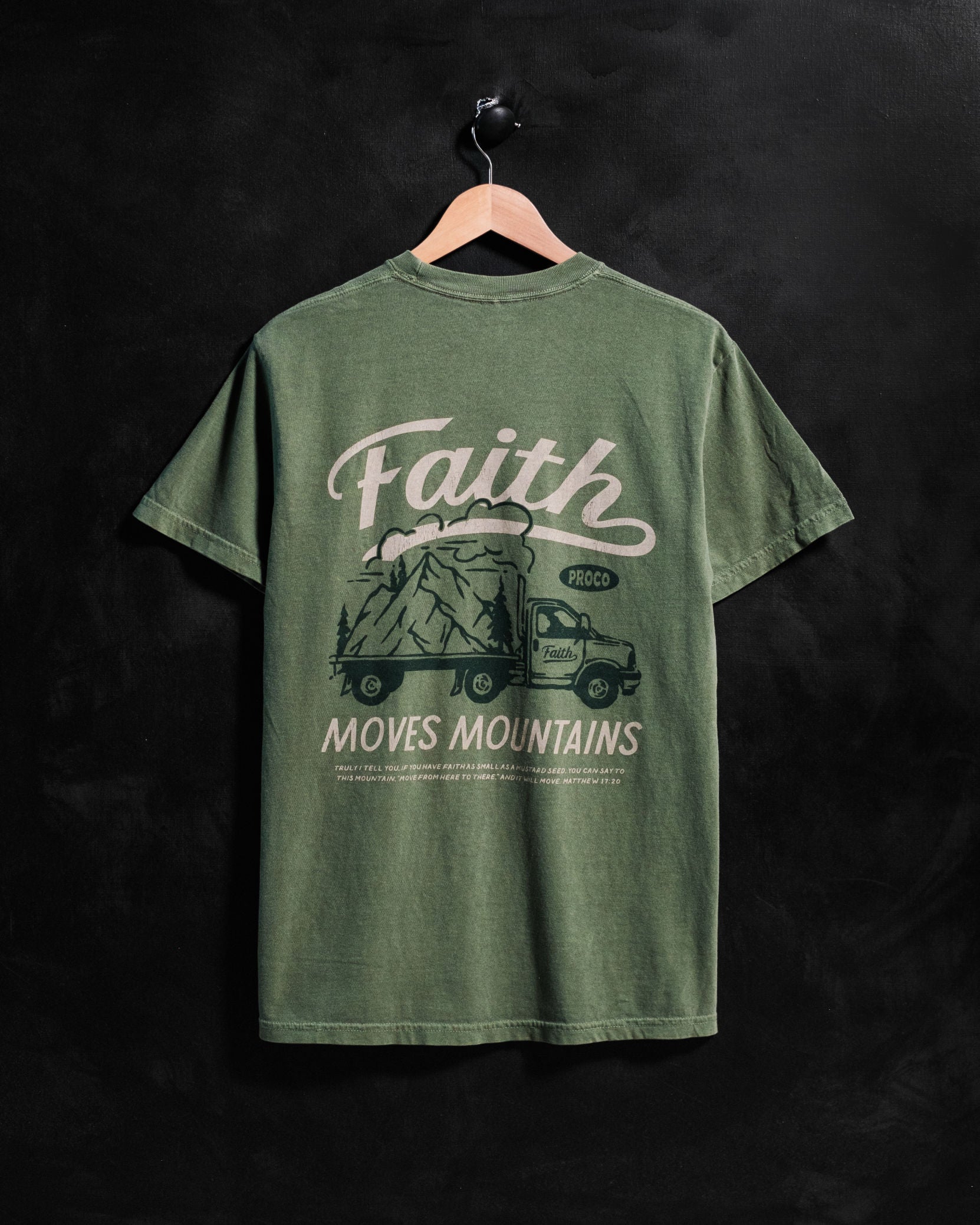 "Mountain Mover" Fern Green Tee