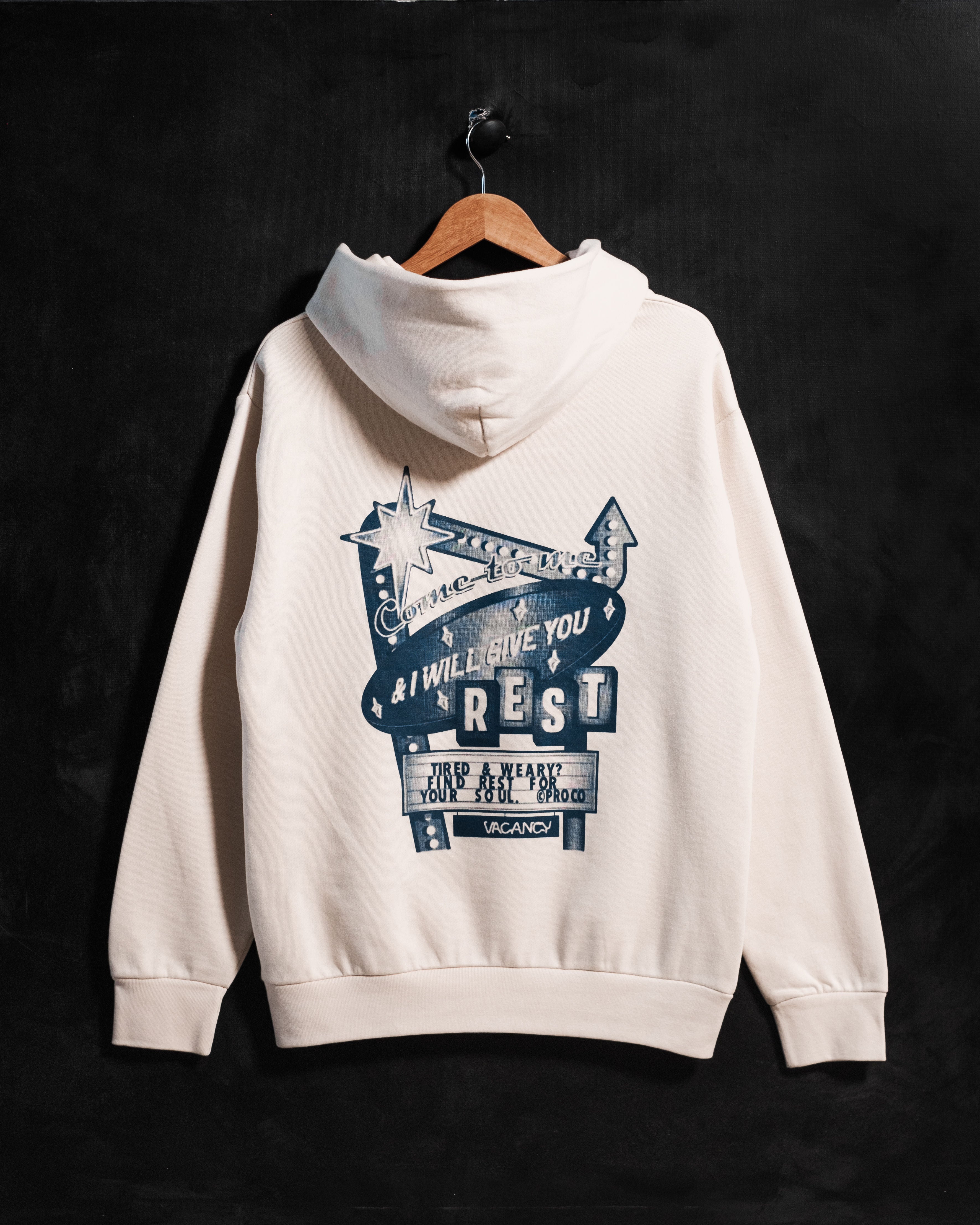 "Rest Motel" Heavyweight Hoodie