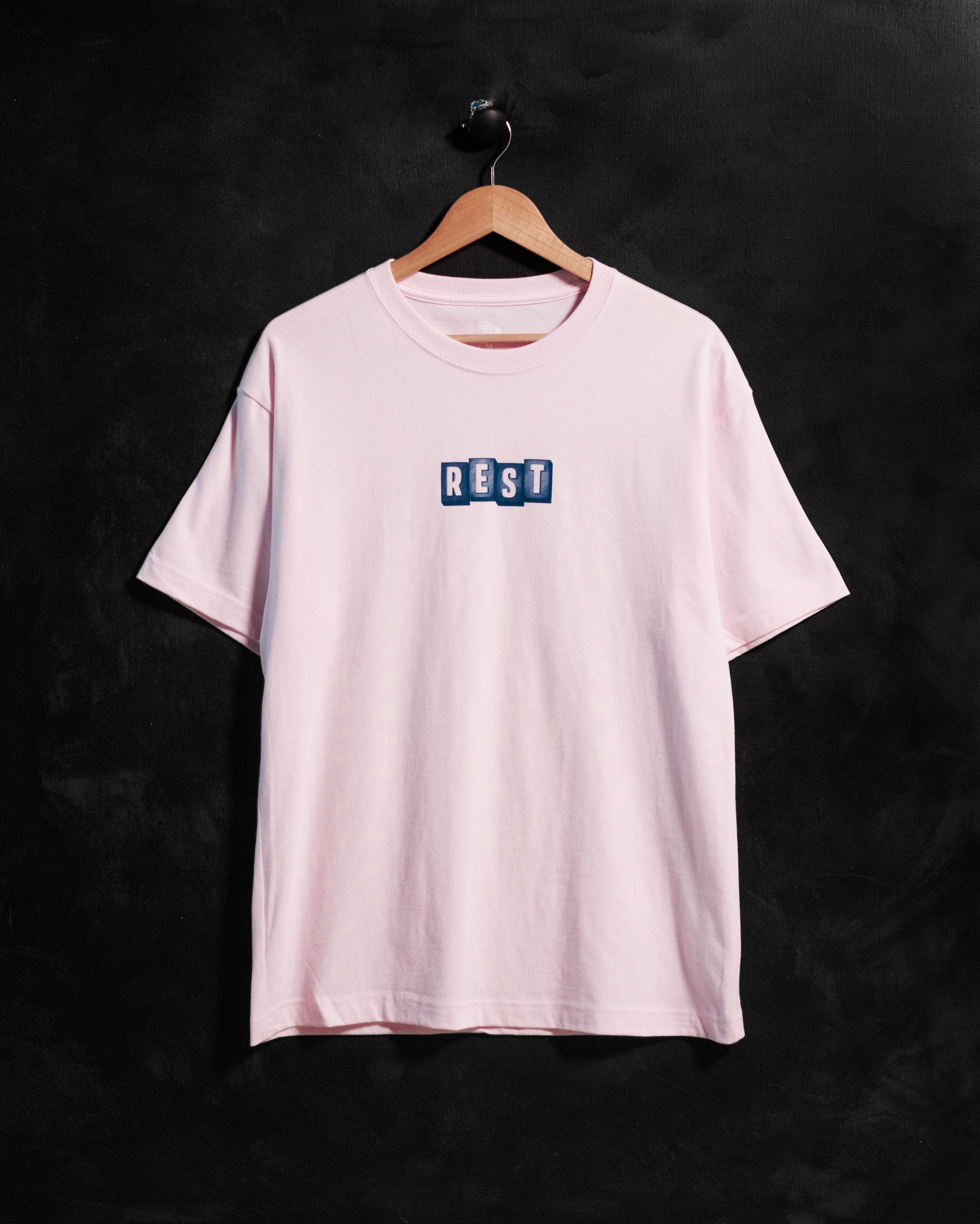 "Rest Motel" Soft Pink Tee