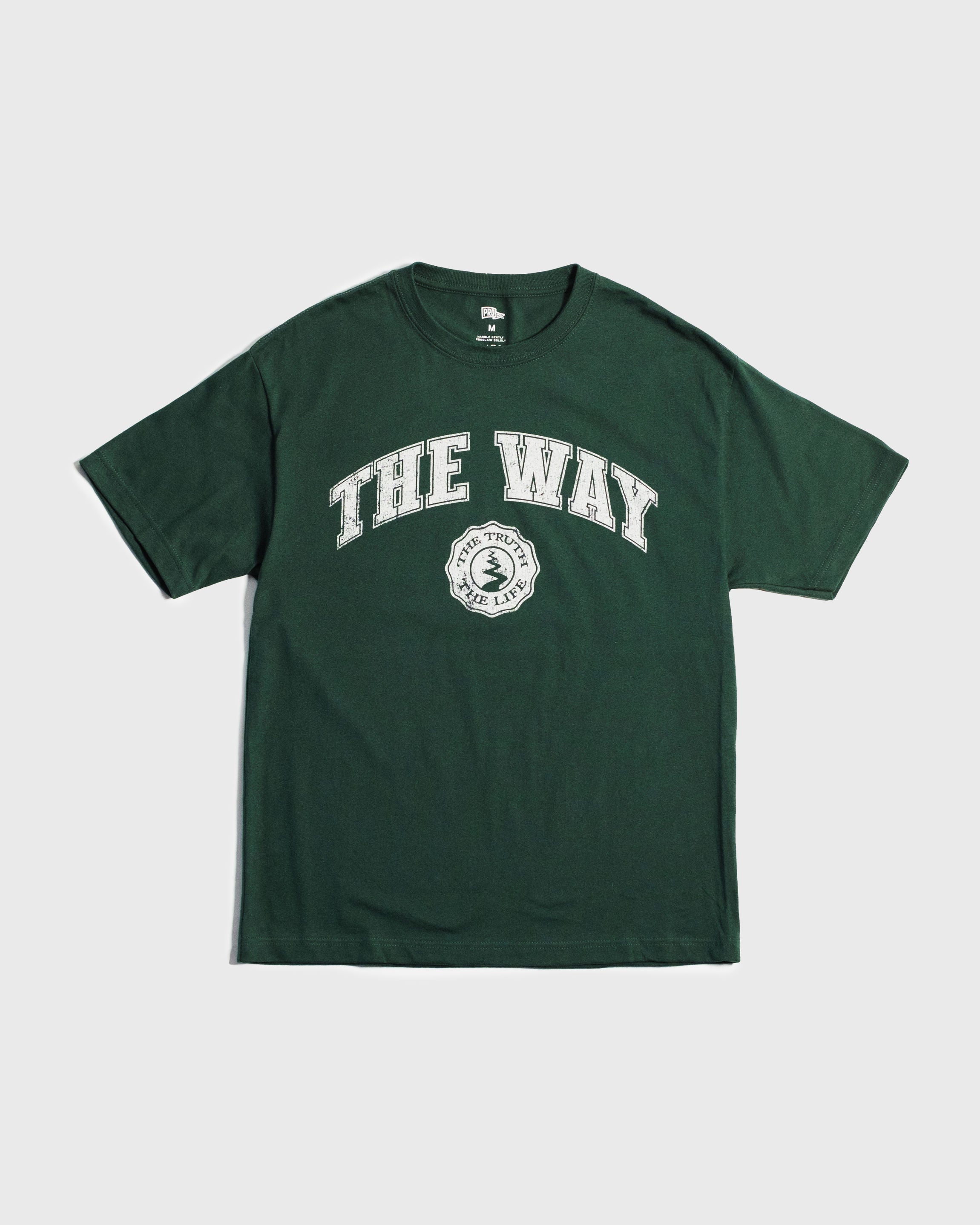 "The Way" Pine Green Tee