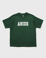 "Abide" Green Heavyweight Tee - Proclamation Coalition