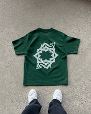 "Abide" Green Heavyweight Tee - Proclamation Coalition