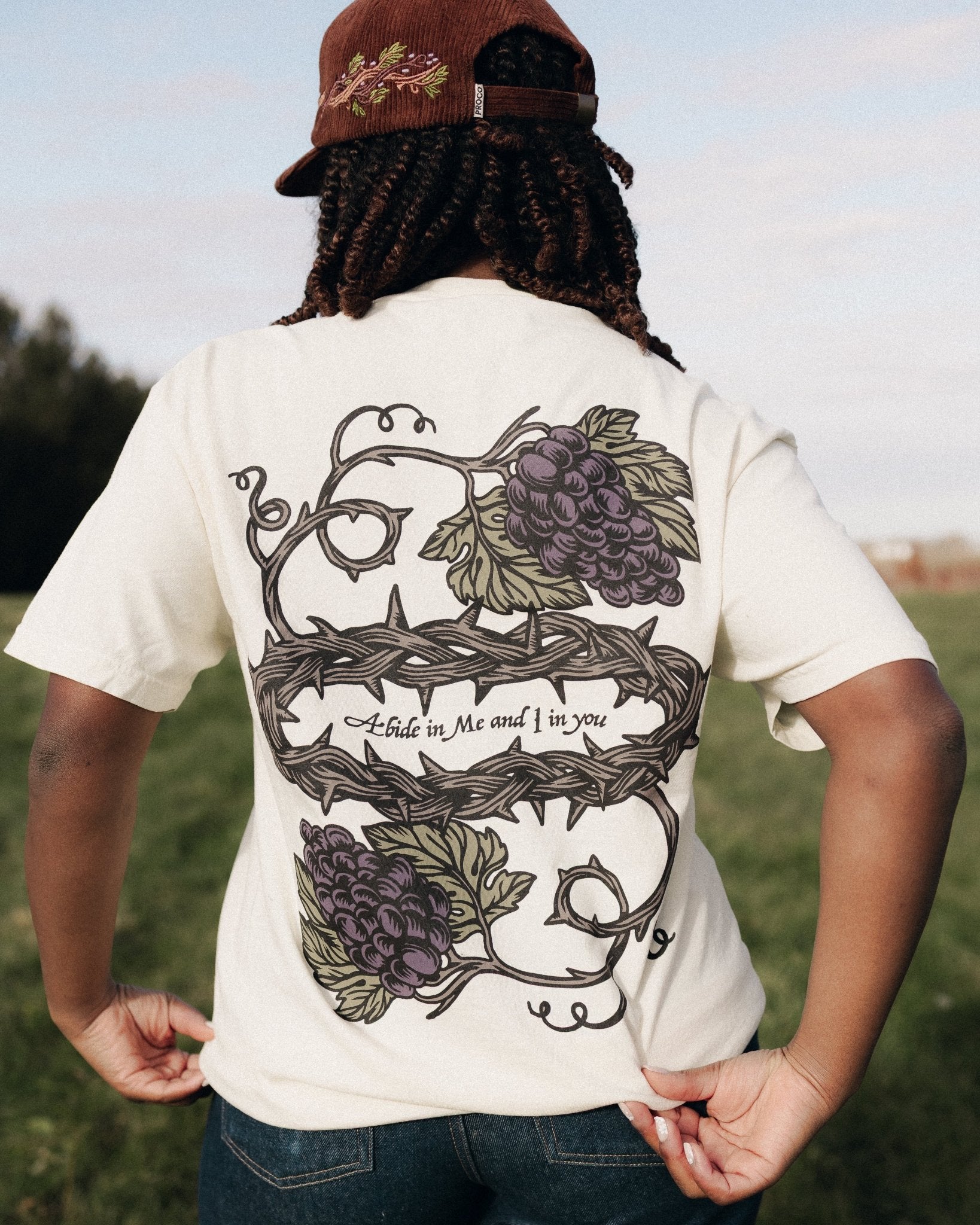 "Abide" Ivory Tee - Proclamation Coalition