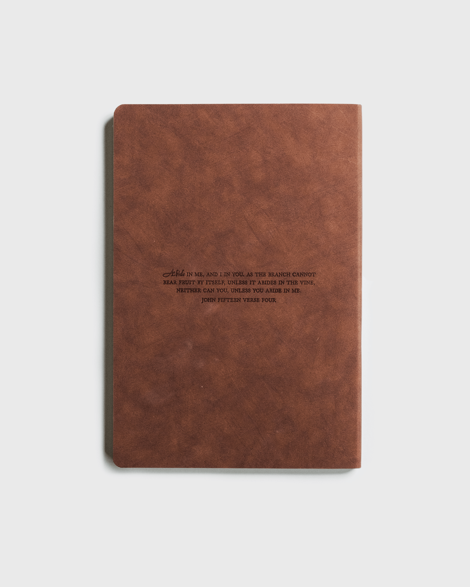 "Abide" Leather Journal - Proclamation Coalition