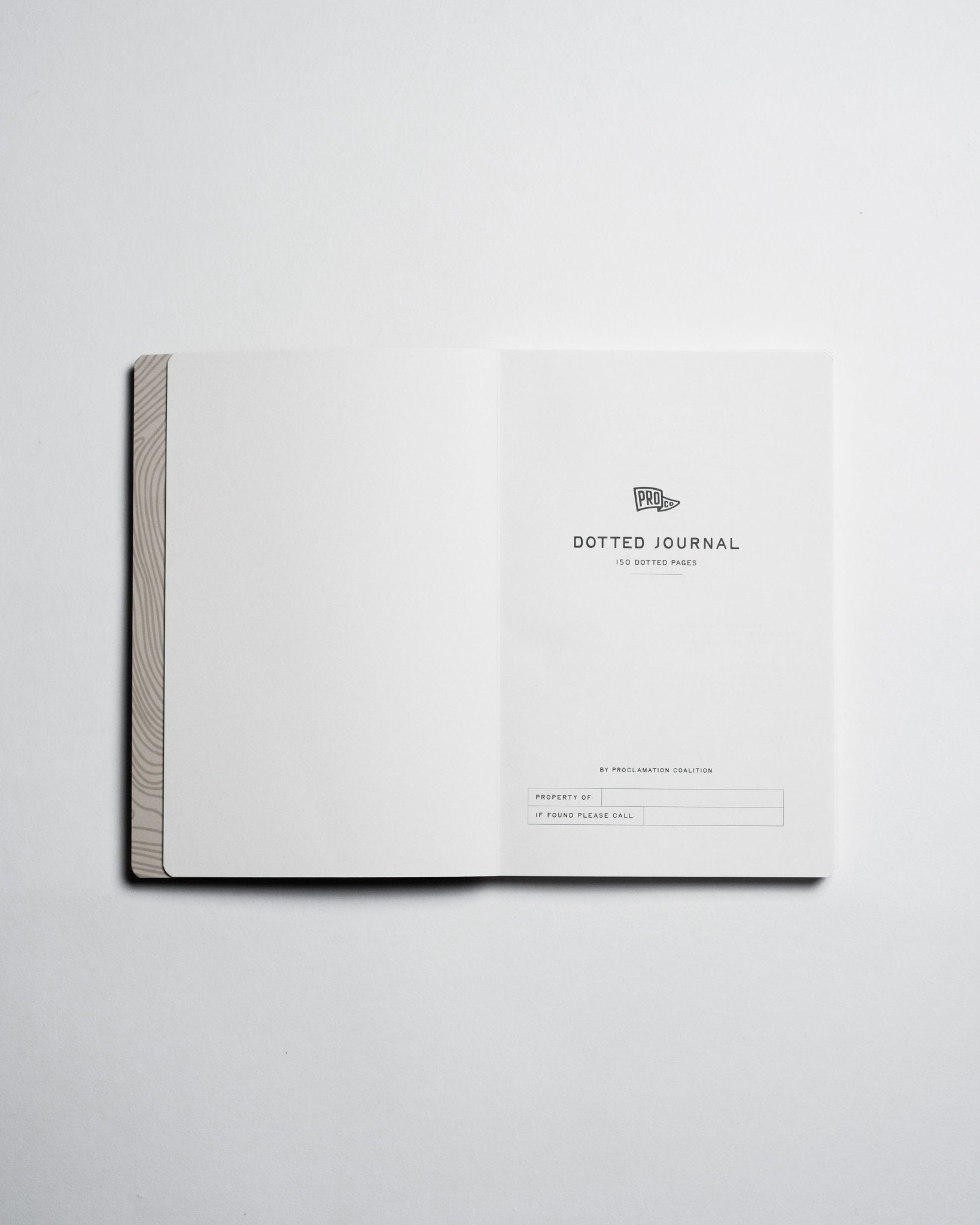 "Abide" Leather Journal - Proclamation Coalition