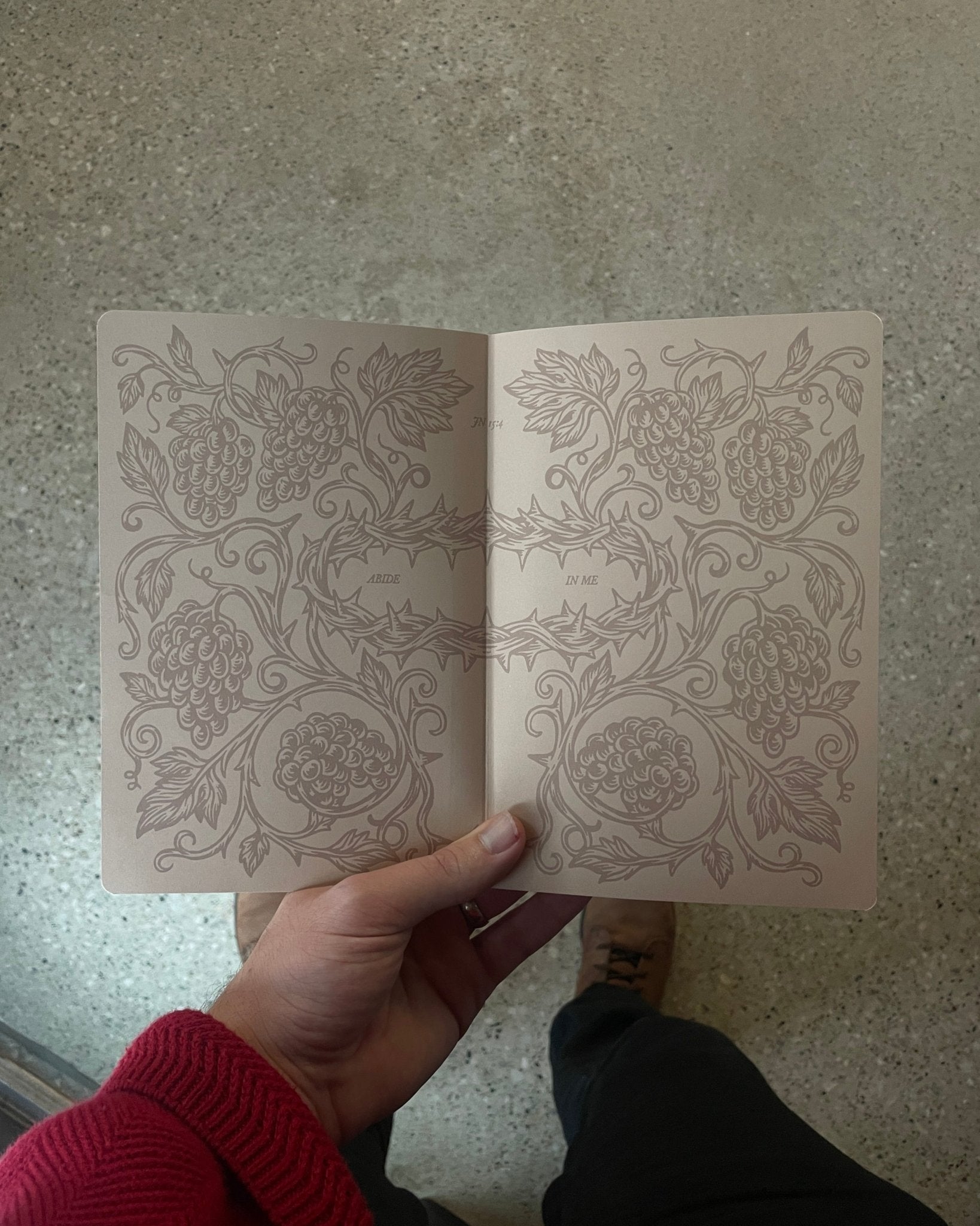 "Abide" Leather Journal - Proclamation Coalition