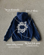 "Abide" Maroon Comfort Hoodie (Limited Edition) - Proclamation Coalition