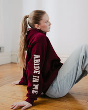 "Abide" Maroon Comfort Hoodie (Limited Edition) - Proclamation Coalition