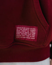 "Abide" Maroon Comfort Hoodie (Limited Edition) - Proclamation Coalition