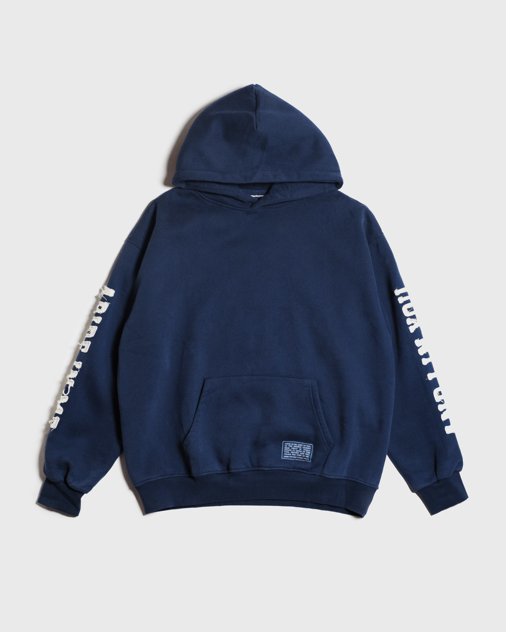 "Abide" Navy Comfort Hoodie - Proclamation Coalition