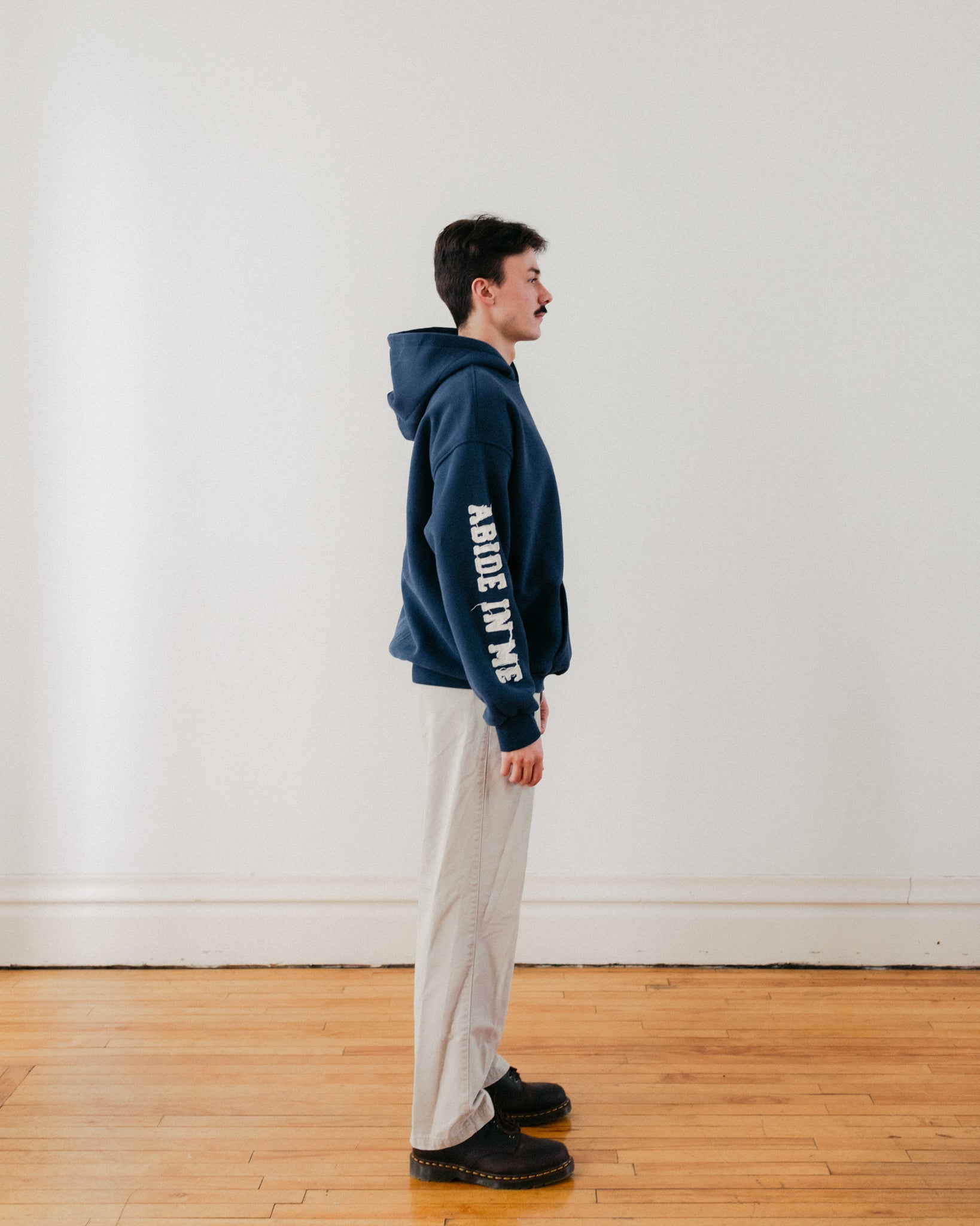 "Abide" Navy Comfort Hoodie - Proclamation Coalition