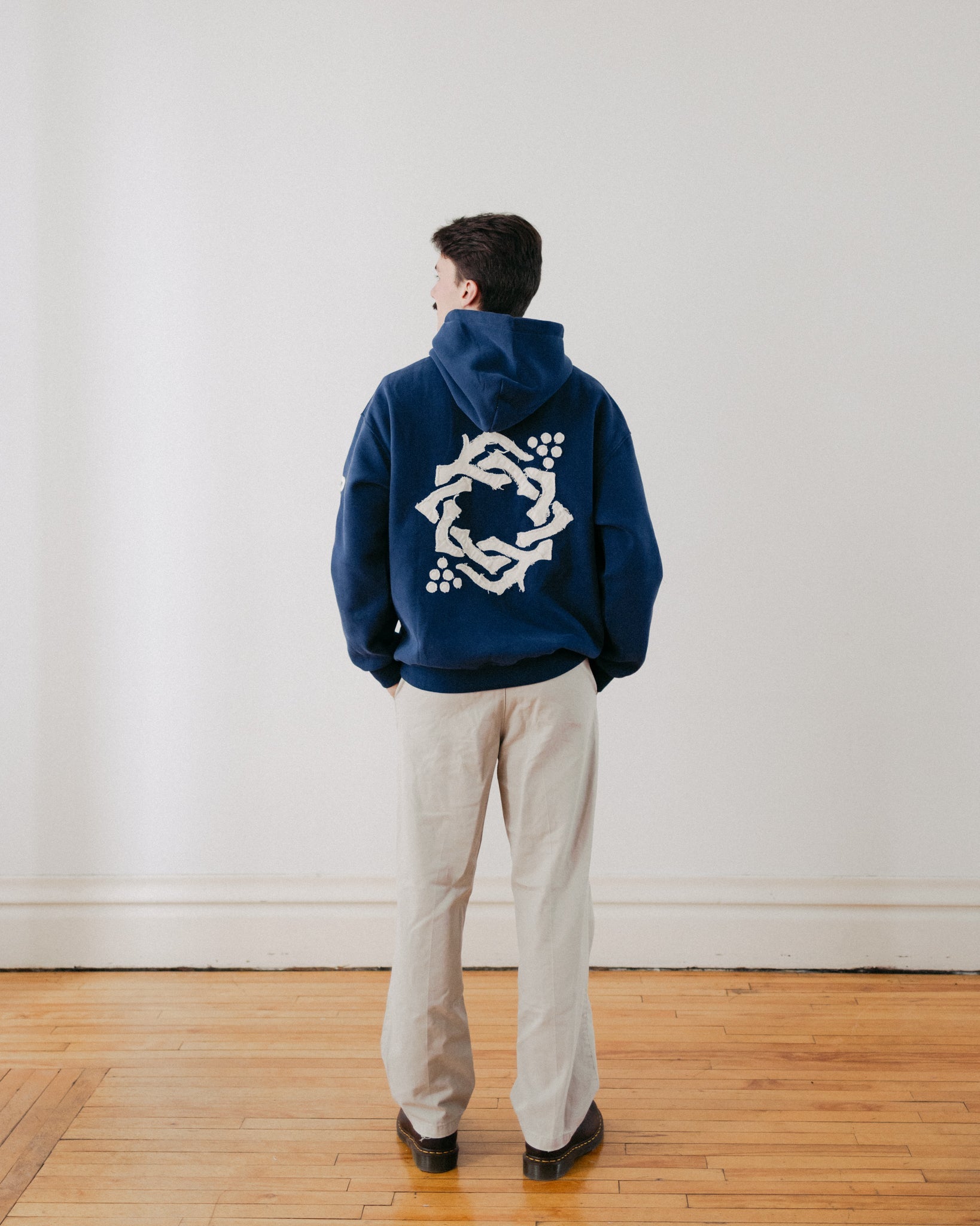 "Abide" Navy Comfort Hoodie - Proclamation Coalition