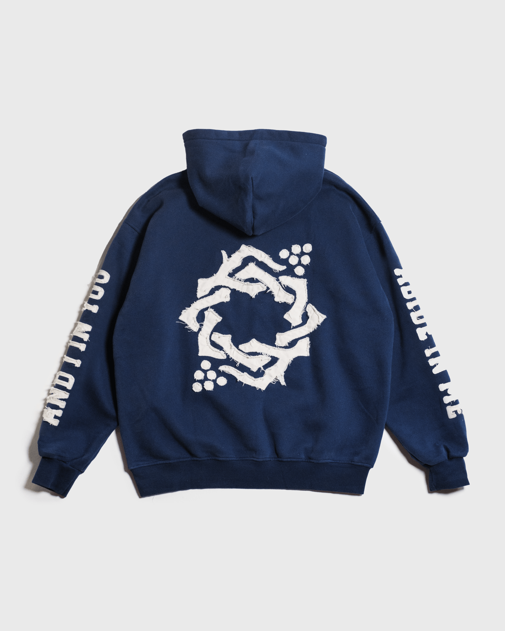 "Abide" Navy Comfort Hoodie - Proclamation Coalition
