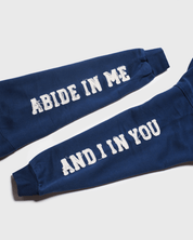 "Abide" Navy Comfort Hoodie - Proclamation Coalition