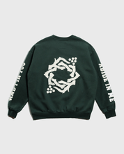 "Abide" Pine Comfort Crewneck - Proclamation Coalition