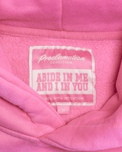"Abide" Pink Comfort Hoodie (Limited Edition) - Proclamation Coalition