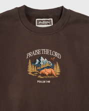"All Creation PTL" Brown Comfort Crewneck - Proclamation Coalition