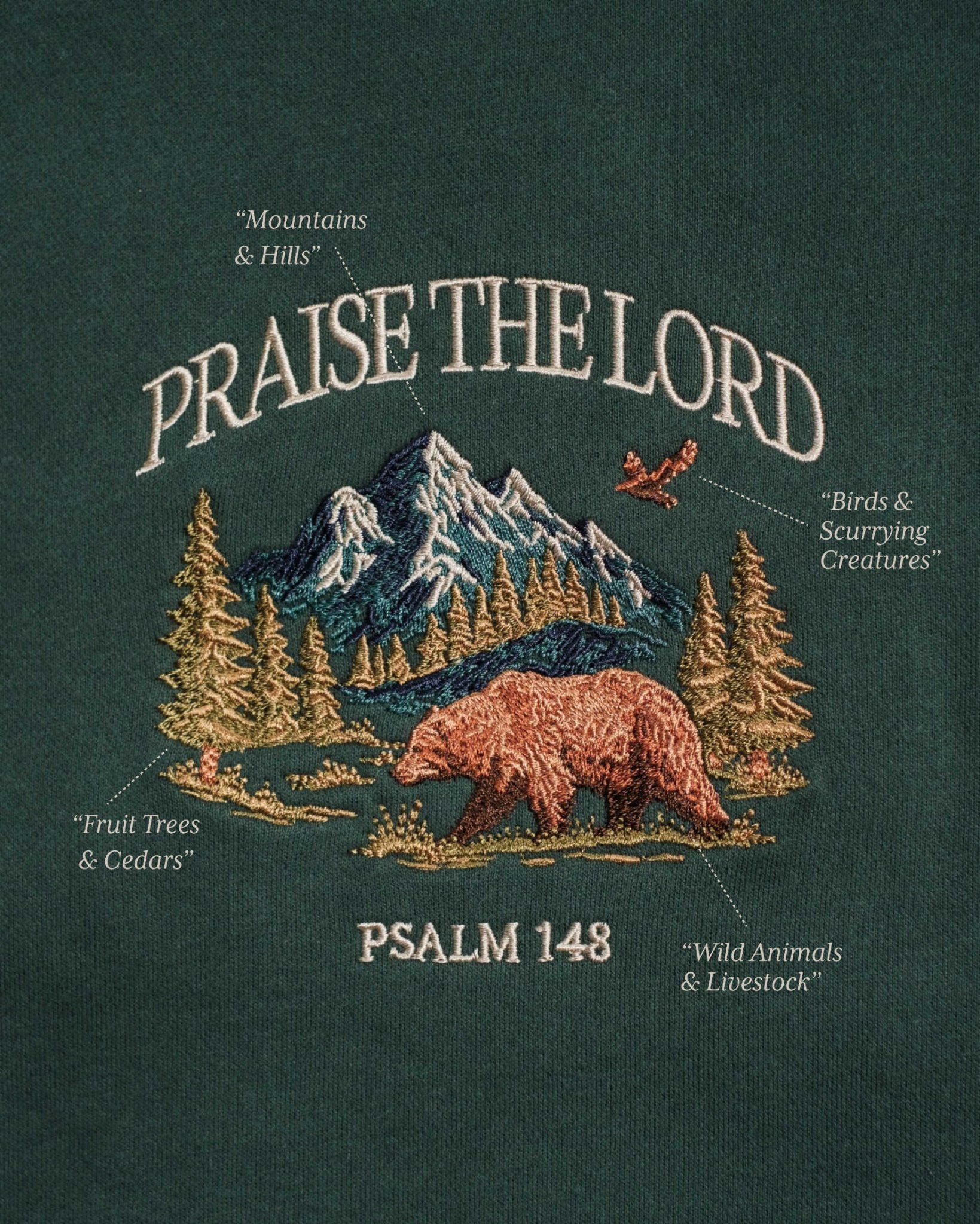 "All Creation PTL" Pine Comfort Crewneck - Proclamation Coalition