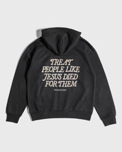 "Because He Did" Black Heavyweight Hoodie (EXCLUSIVE) - Proclamation Coalition