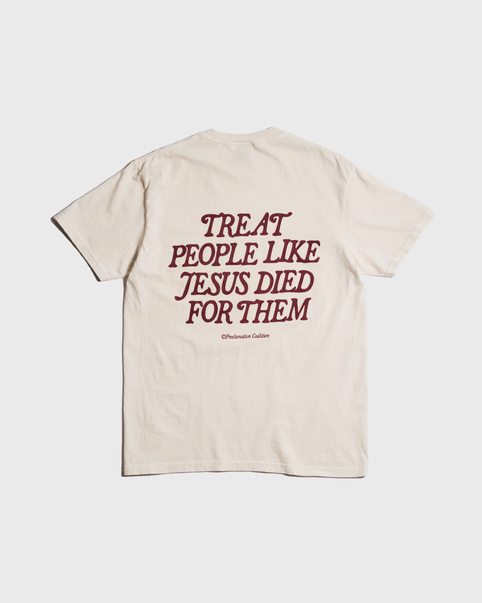 "Because He Did" Ivory Tee (Limited Edition) - Proclamation Coalition