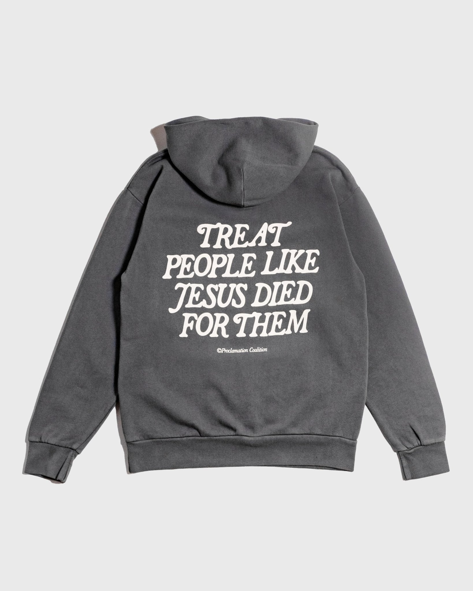 "Because He Did" Tornado Heavyweight Hoodie - Proclamation Coalition