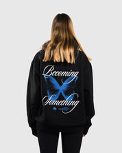 Christian Sweatshirt - Becoming Something Black Embroidered Hoodie - Proclamation Coalition