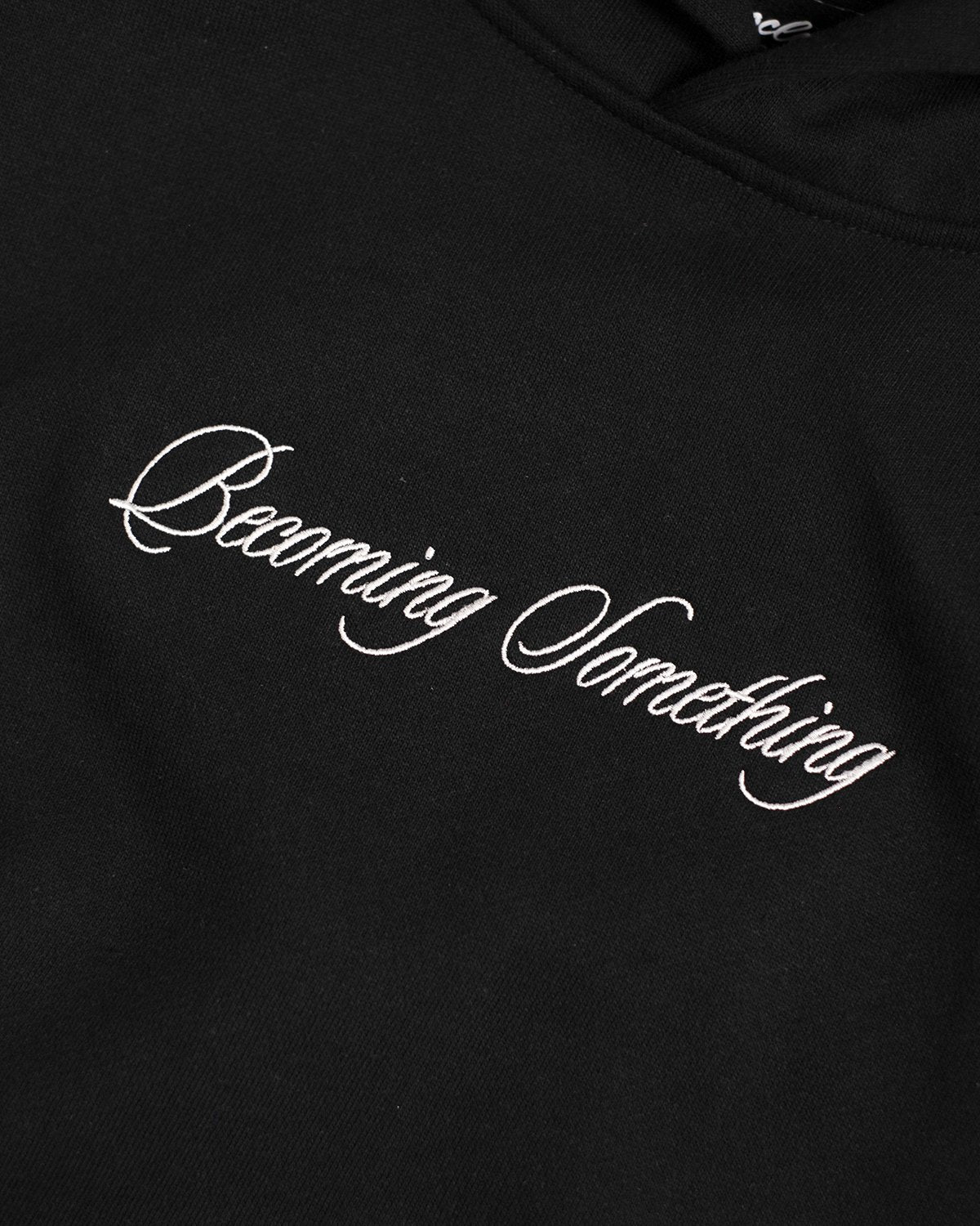 Christian Sweatshirt - Becoming Something Black Embroidered Hoodie - Proclamation Coalition