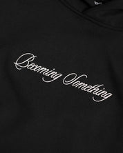 Christian Sweatshirt - Becoming Something Black Embroidered Hoodie - Proclamation Coalition