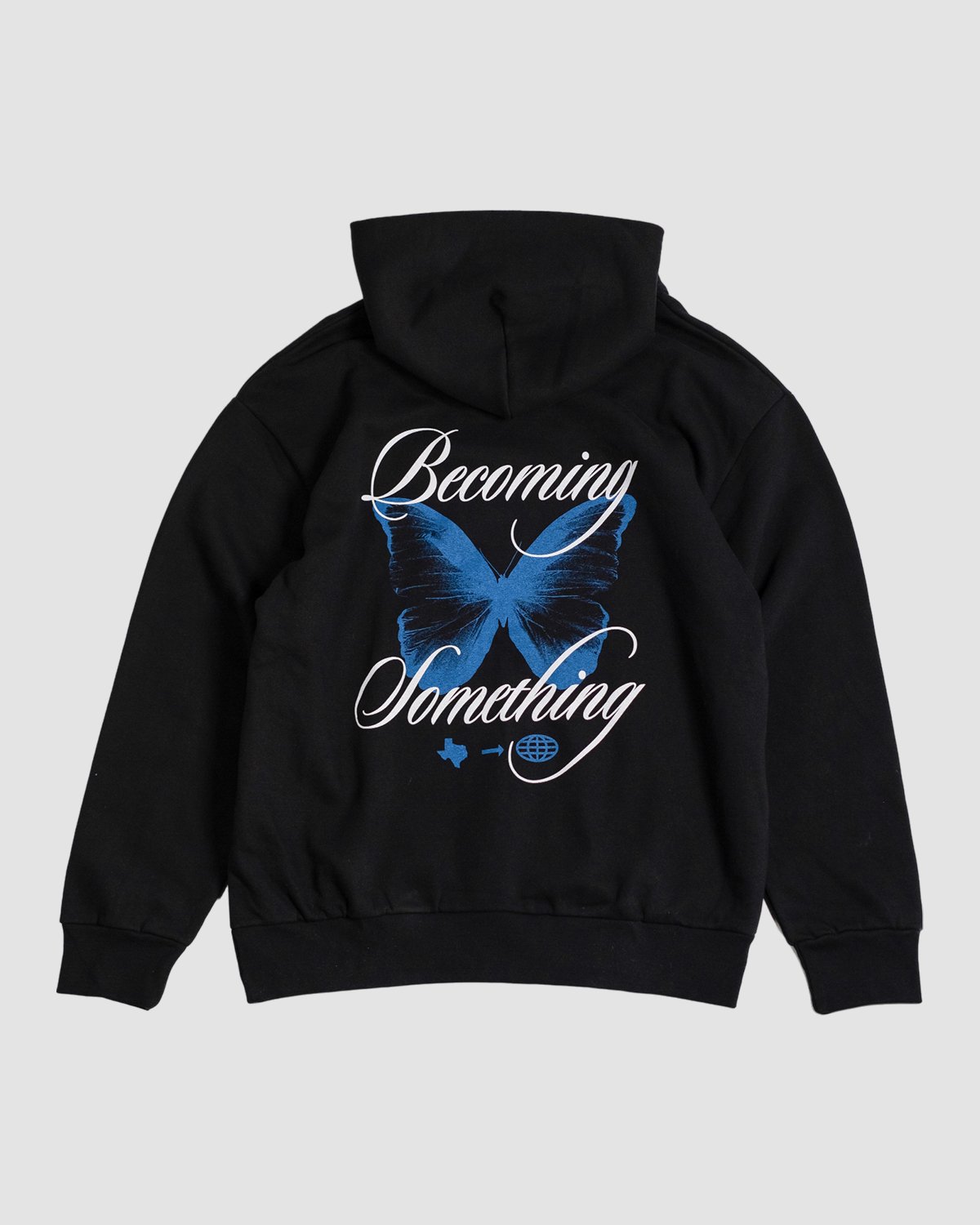 Christian Sweatshirt - Becoming Something Black Embroidered Hoodie - Proclamation Coalition