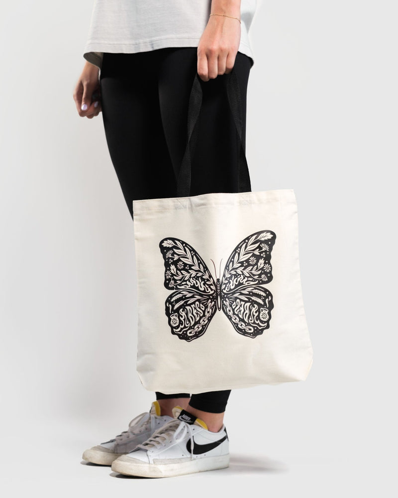 Becoming Something Butterfly - Tote - Proclamation Coalition