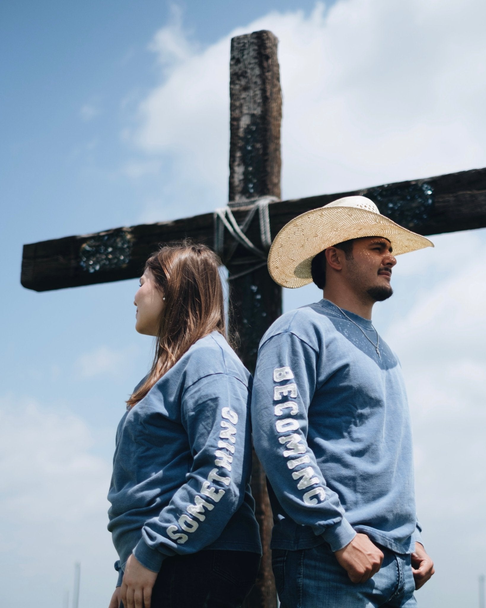 "Becoming Something" French Terry Long - Sleeve Tee - Proclamation Coalition