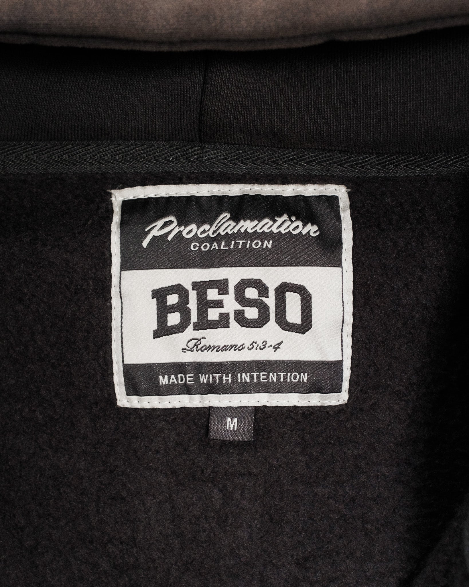 "Becoming Something" Smoke Relaxed Comfort Zip - Up - Proclamation Coalition