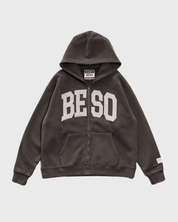 "Becoming Something" Smoke Relaxed Comfort Zip - Up - Proclamation Coalition