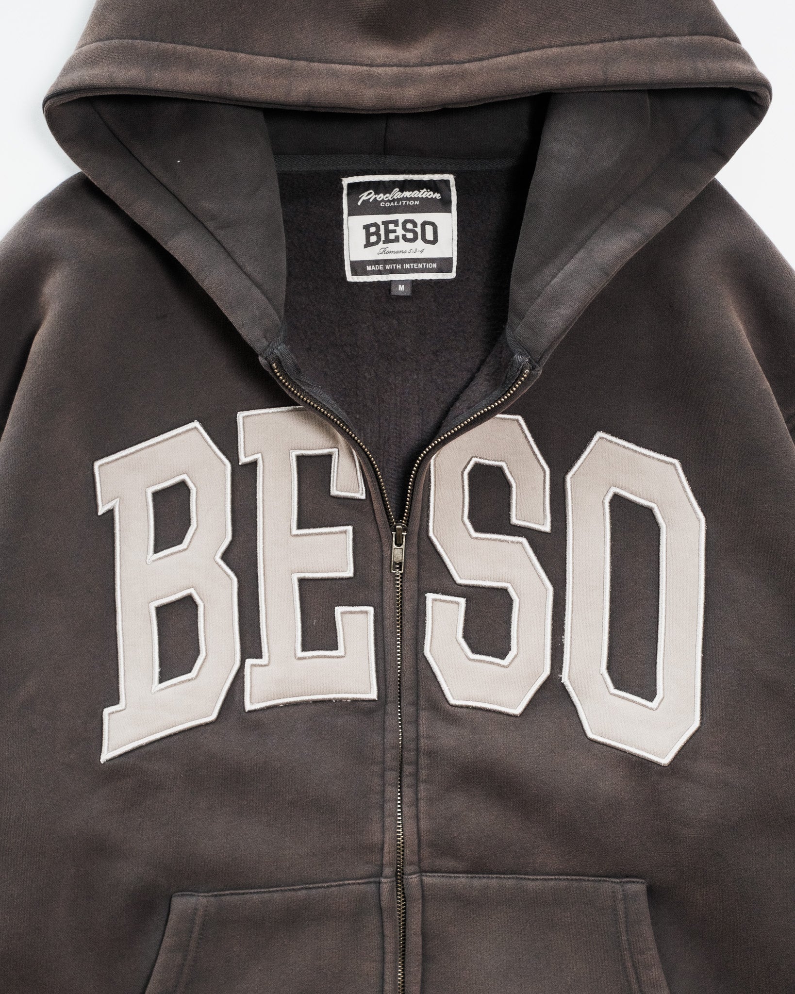"Becoming Something" Smoke Relaxed Comfort Zip - Up - Proclamation Coalition