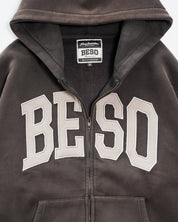 "Becoming Something" Smoke Relaxed Comfort Zip - Up - Proclamation Coalition