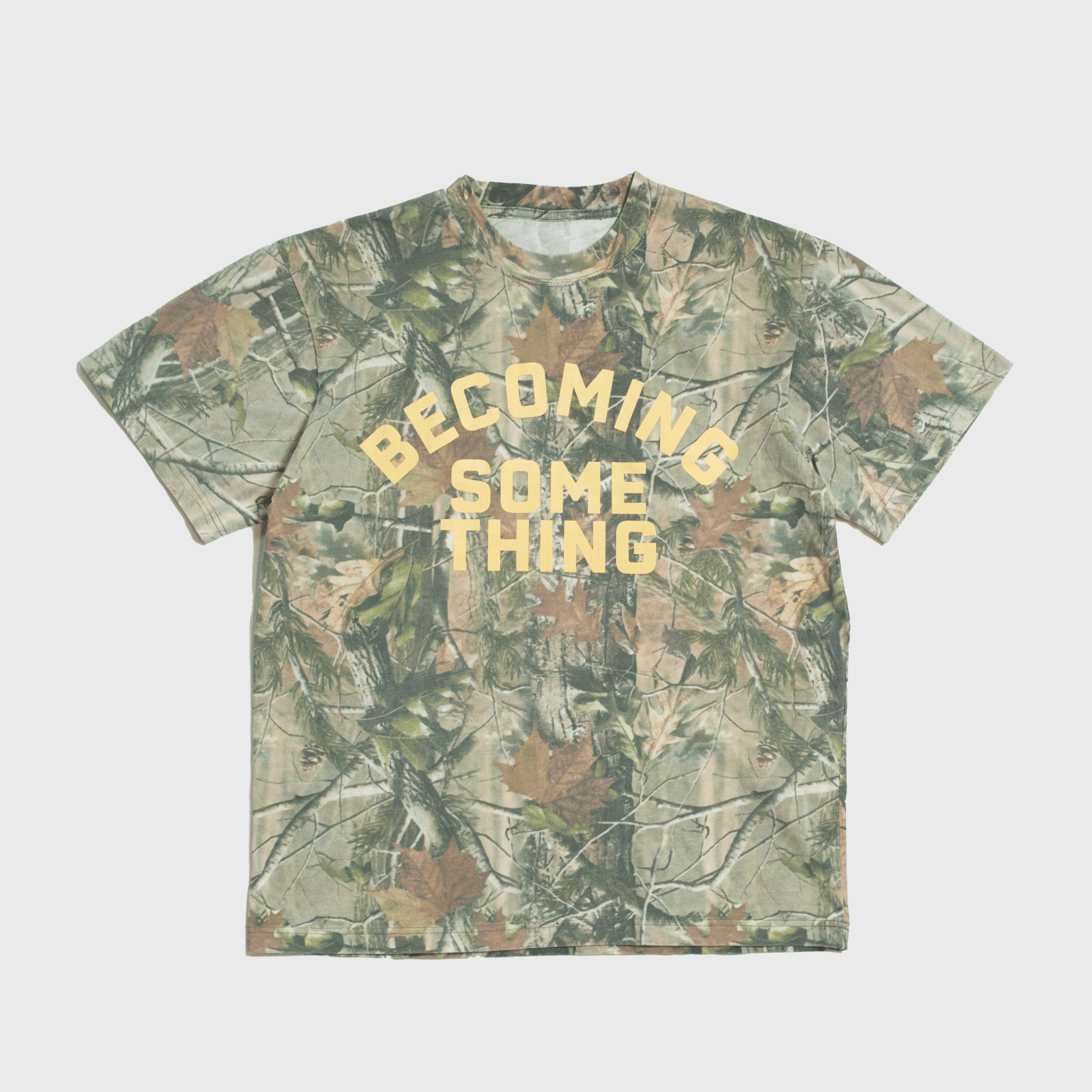 "Becoming Something" Vintage Camo Heavyweight Tee - Proclamation Coalition