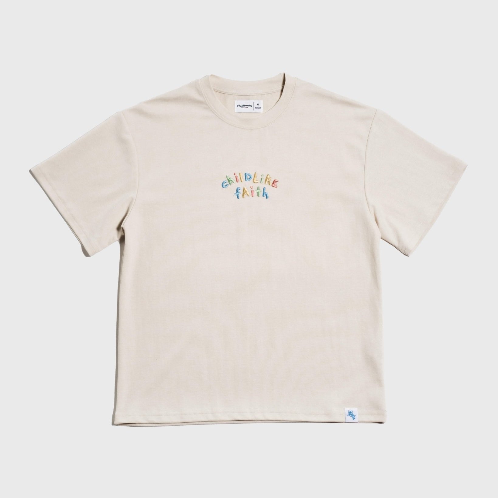 "Childlike Faith" Embroidered Essential Tee - Proclamation Coalition